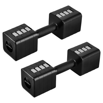 Nastaviteľné jednoručné činky HMS HL02 2 × 5 kg