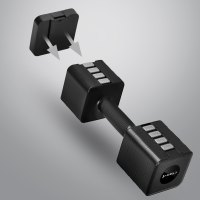 Nastaviteľné jednoručné činky HMS HL02 2 × 5 kg