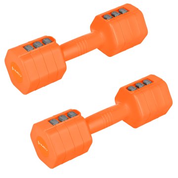 Nastaviteľné činky HMS HL03 2 x 2,5 kg