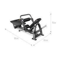 Posilňovací stroj na zadok HMS MHT01 Hip Thrust