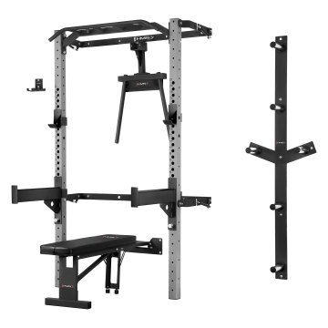 Multifunkčný posilňovací stojan - Power Rack HMS KLT22 sivý
