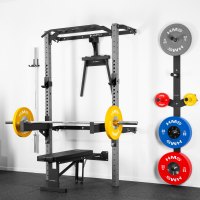 Multifunkčný posilňovací stojan - Power Rack HMS KLT22 sivý