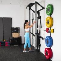Multifunkčný posilňovací stojan - Power Rack HMS KLT22 sivý
