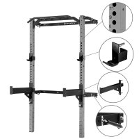 Skladacia posilňovacia klietka - Power Rack HMS KLT23 sivá