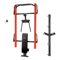 Multifunkčný posilňovací stojan - Power Rack HMS KLT22 červený