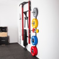 Multifunkčný posilňovací stojan - Power Rack HMS KLT22 červený