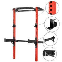 Skladacia posilňovacia klietka - Power Rack HMS KLT23 červená