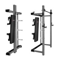 Multifunkčný skladací posilňovací stojan - Power Rack HMS KLT34 sivý