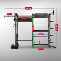 Multifunkčný Power Rack s kladkou HMS XENTRYON