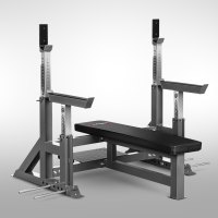 Benchpress lavica HMS LS6803 s bezpečnostnými zarážkami