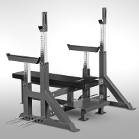 Benchpress lavica HMS LS6803 s bezpečnostnými zarážkami