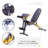 Lavička pod činku HMS Premium LS3050