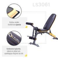 Lavička pod činku HMS Premium LS3050