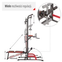 Multifunkčné bradlá s lavičkou HMS PWL8325