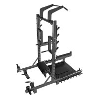 Multifunkčný stojan s platformou na zdvíhanie činiek a hip thrust HMS SMP01