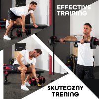 Jednoručná / obojručná variabilná činka HMS SGR40 PRO SET 2v1 40 kg