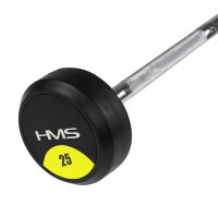 Rovná obojručné činka HMS Premium GSG-25 20 kg