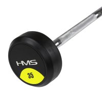 Rovná obojručné činka HMS Premium GSG-35 30 kg