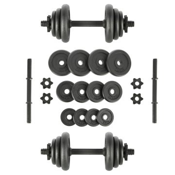 Súprava liatinových činiek v kufríku ONE Fitness STO20