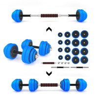 Činkový set HMS SGG30 BAR 2x15 kg liatina