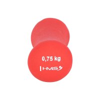 Liatinová činka pokrytá neoprenom HMS 0,75 kg