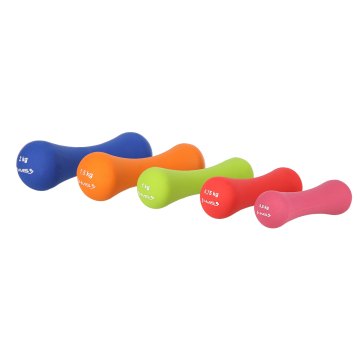 Liatinová činka pokrytá neoprenom HMS 1,0 kg