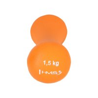 Liatinová činka pokrytá neoprenom HMS 1,5 kg
