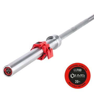 Olympijská os HMS Premium GO700 220 cm x 50 mm