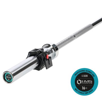 Olympijská osa HMS PREMIUM GO320 183 cm x 50 mm
