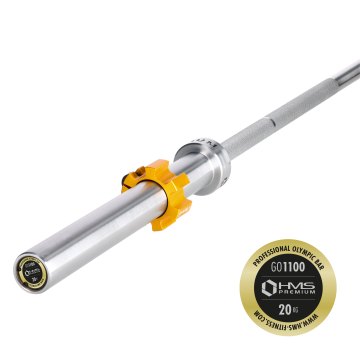 Olympijská os HMS PREMIUM GO1100 220 cm x 50 mm + rýchlouzávery ZG1500