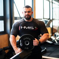 Sada pogumovaných olympijských kotúčov HMS TOG05 2 x 5 kg