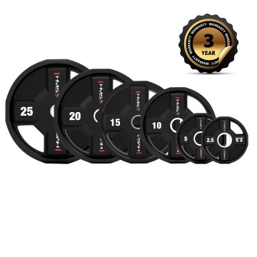 Olympijský polyuretánový kotúč HMS TPC10 10 kg