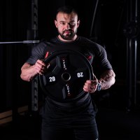 Olympijský polyuretánový kotúč HMS TPC20 20 kg