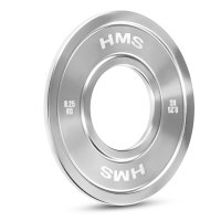 Oceľový olympijský kotúč HMS TOS02 0,25 kg