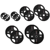 Sada olympijských polyuretánových kotúcov HMS TPC set 2 x 2,5 - 25 kg