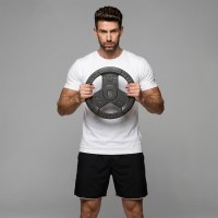 Kotúč s držadlom HMS Hammertone THM10 10 kg antracit