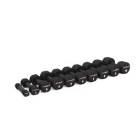 Súprava 10 párov jednoručiek HMS HPT 1-10 kg a stojana STR37