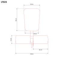 Prídavné sedadlo so zarážkou HMS LTS25