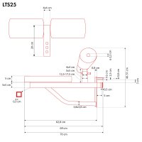 Prídavné sedadlo so zarážkou HMS LTS25