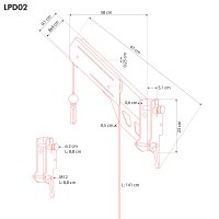 Horná kladka k multipressom a posilňovacím vežiam HMS LPD02