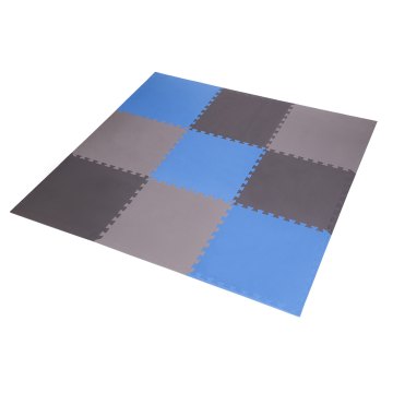 Ochranná puzzle podložka MP10 modrá-šedá
