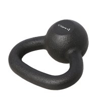 Liatinový kettlebell HMS KZG04 4 kg, čierny