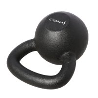 Liatinový kettlebell HMS KZG12 12 kg, čierny