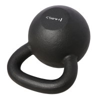 Liatinový kettlebell HMS KZG28 28 kg, čierny