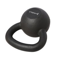 Liatinový kettlebell HMS KZG10 10 kg, čierny