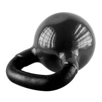 Kettlebell pokrytý vinylom HMS KNV16 16 kg, čierny