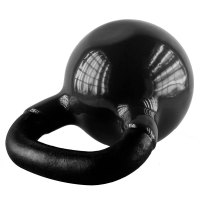 Kettlebell pokrytý vinylom HMS KNV24 24 kg, čierny