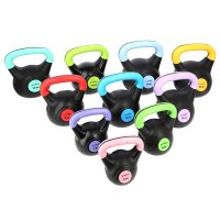 Plastový kettlebell HMS KPC 2 kg ružový