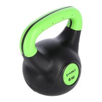 Plastový kettlebell HMS KPC 6 kg zelený