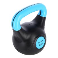 Plastový kettlebell HMS KPC 10 kg modrý